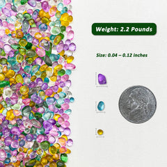 BXI polished glass sand 1β3mm with smooth edges for safe handling