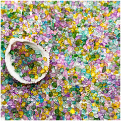 BXI vibrant blue sea glass gravel for aquariums adds color and shimmer