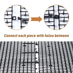 Bynccea Cat Scat Mat made of durable PP protects plants and containers outdoors.