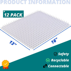 BYTEBAY scat mat 16x13 inch provides protective coverage for furniture and plants.