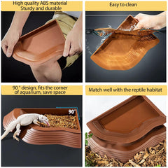 BZCWHWY detachable double-layer design simplifies water changes.