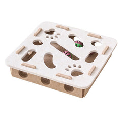 BZDBZD interactive puzzle feeder with felt maze box for mental enrichment