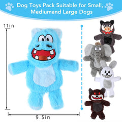 Bzonsmart hippo plush dog toy 2 offers interactive play and fetch fun.