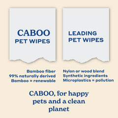 Caboo Tree Free wipes for ears, fragrance-free cleansing