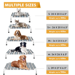Caghash dog bed with load-bearing tee supports medium pets during rest