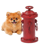 CaliDecor Fire Hydrant Pee Post stands 7.7 inches tall, ideal for small-breed puppy training.