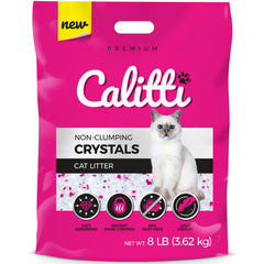 Calitti Premium Crystal Litter bag shows convenient packaging and easy setup