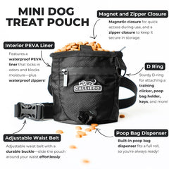 Callieco built-in poop bag dispenser simplifies cleanup during walks