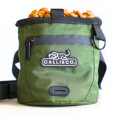 Callieco mini dog treat pouch with magnetic closure for quick access during training.