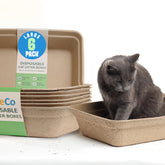 CallieCo travel litter box large pack for on the go cats