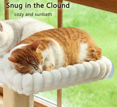 Caloreduce SnugCloud bed perch offers cozy, machine-washable comfort for naps.