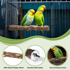 CAMATET round platform perch with comfortable resting surface and elevation