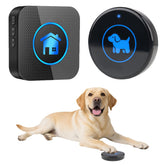 Cangecit dog door bell touch button signaling potty breaks quickly