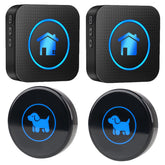 Cangecit Dog Door Bell receiver with extended range for whole-home alerts