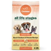 CANIDAE All Life Stages bag front with real chicken first ingredient for balanced nutrition