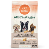 CANIDAE All Life Stages bag front highlighting real chicken first ingredient and balanced protein