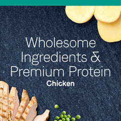 CANIDAE Pure Chicken Recipe probiotics and antioxidants support digestive comfort and immune health.