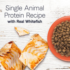 CANIDAE Under The Sun kibble closeup showing grain-free formula.