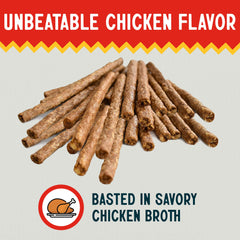 Canine Chews chicken-flavor stick highlights appealing aroma for puppies