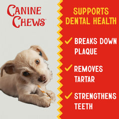 Canine Chews USA-sourced chicken with beefhide for dog treats.