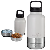 CANYAS 32oz insulated bottle with carry handle for outdoor adventures.