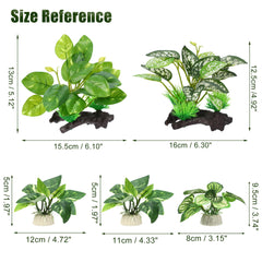 CAPASTEC silk-style aquarium plants on stable base for easy setup