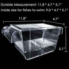 Capetsma fish tank divider supports customizable chambers for different needs.