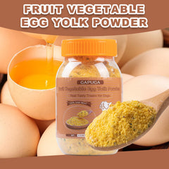 Capuca egg yolk powder detail showing rich protein source for added flavor