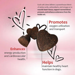 CardioMAX coq10 and omega-3 imagery signals antioxidants and fatty acids for circulation.