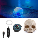 Carefree Fish USB LED light shows color-changing glow for a vibrant aquarium.
