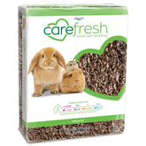 Carefresh 99% dust-free bedding packaging showing easy setup for small pets