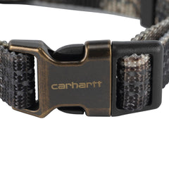 Carhartt dog collar with reflective stitching for low-light visibility