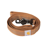 Carhartt dual-handle leash with reinforced primary handle for secure daily walks.