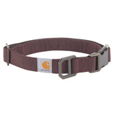 Carhartt Nylon Duck Dog Collar buckle close-up showing rugged hardware built for daily adventures.