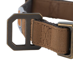 Carhartt Nylon Duck Dog Collar side buckle detail highlights easy on-off security