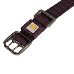 Carhartt collar reflective logo detail improves visibility during low light walks