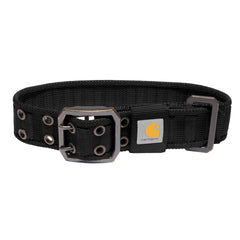 Carhartt wide webbing dog collar on large dog for all-day comfort