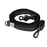 Carhartt Pet Leash with shock-absorbing top and bottom handles for balanced training.