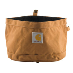 Carhartt Travel Dog Bowl folded for compact packing