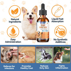 Carmelie paw care drops calm irritated dog paw skin