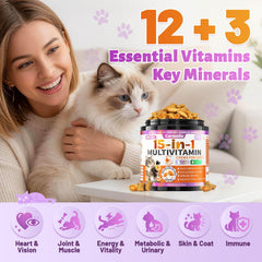 Carmelie Taurine for Cats dual-flavor center showcases tasty enjoyment for most cats during daily nutrition.