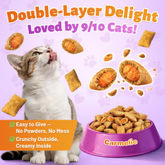 Carmelie Taurine for Cats omega-3 oil supports a shiny coat and joint vitality.