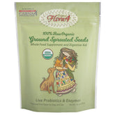 CARNA4 Flora4 sprouted seeds topper on pet bowl supports gut balance and healthy coat.