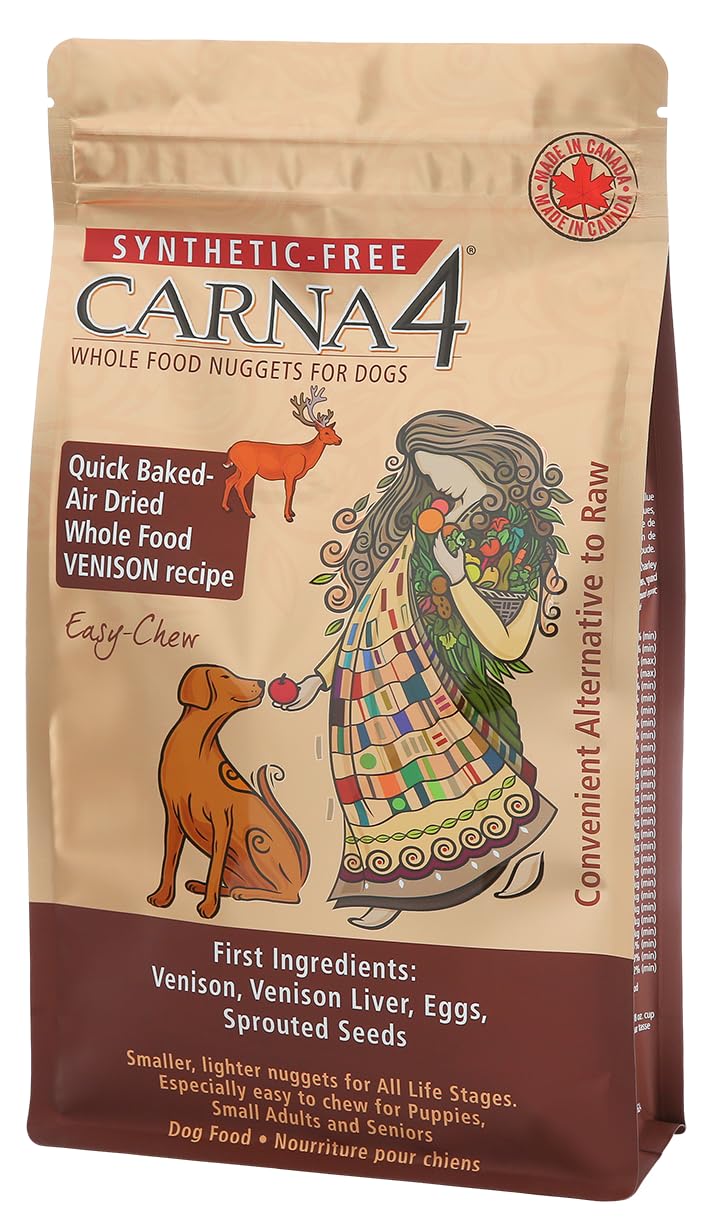 Carna4 Venison Recipe bag front β grain-free, real-food nutrition for steady energy
