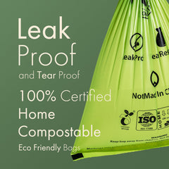 Carrywell 18-micron leakproof bags provide mess-free cleanup.