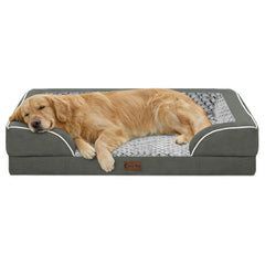 Casa Paw Orthopedic Dog Bed with egg crate foam offers joint support and warmth