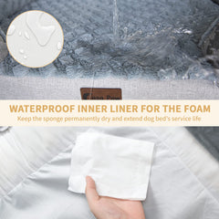 Casa Paw waterproof liner protects foam from accidents and prolongs life