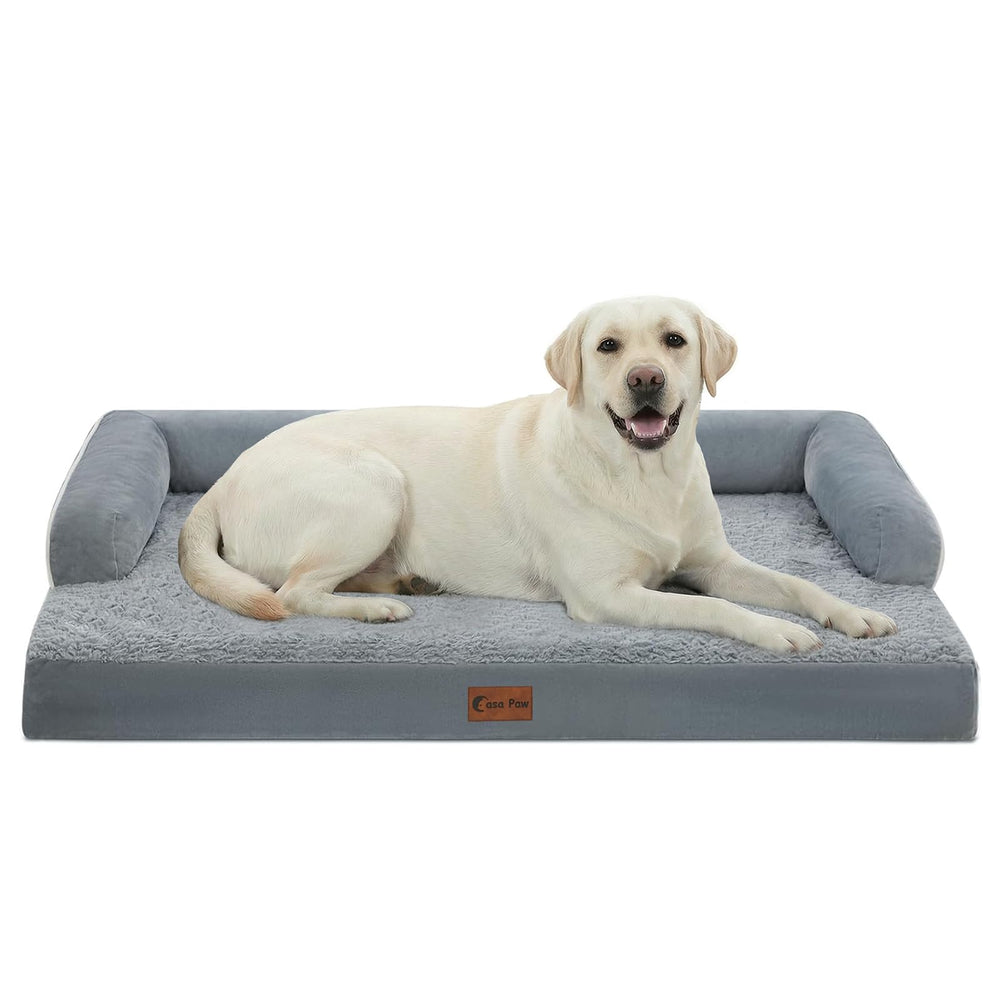 Casa Paw XL bed with egg-crate foam for joint support