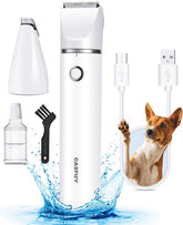 Casfuy cordless paw trimmer front view with ergonomic grip for easy handling.