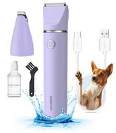 Casfuy cordless dog paw trimmer in main-use setup for paws and face grooming.